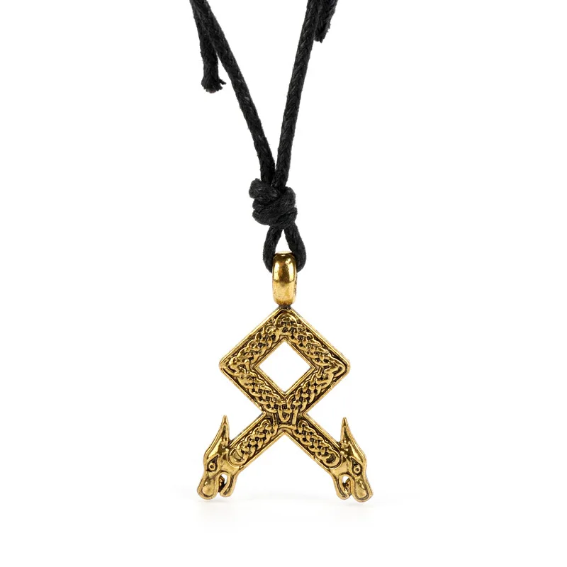 Женское Ожерелье Teiwaz Victory мужское ожерелье с подвеской в виде головы дракона