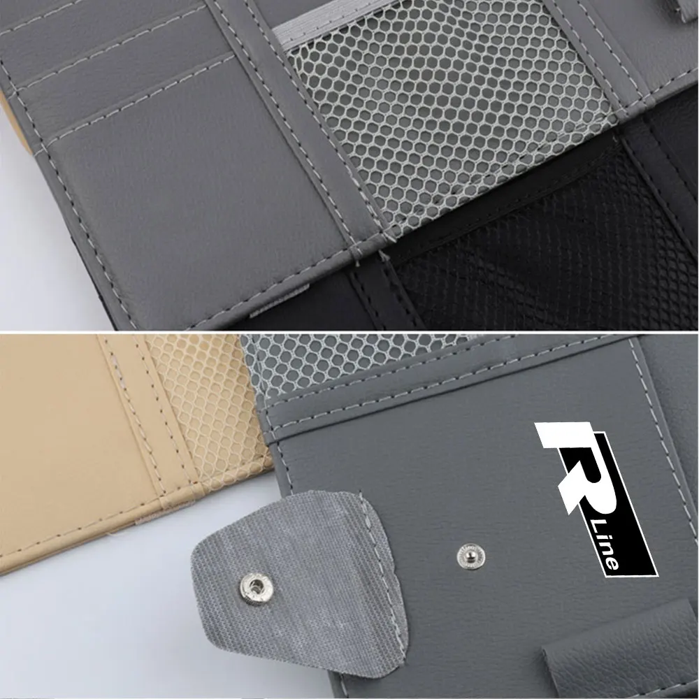 Автомобильный солнцезащитный козырек оправа для очков держатель билетов Volkswagen VW