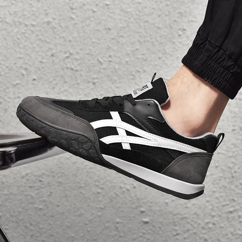 

Молодежная модная спортивная обувь для отдыха с мягкой подошвой, Удобная Нескользящая Мужская дышащая обувь для бега на открытом воздухе и ...