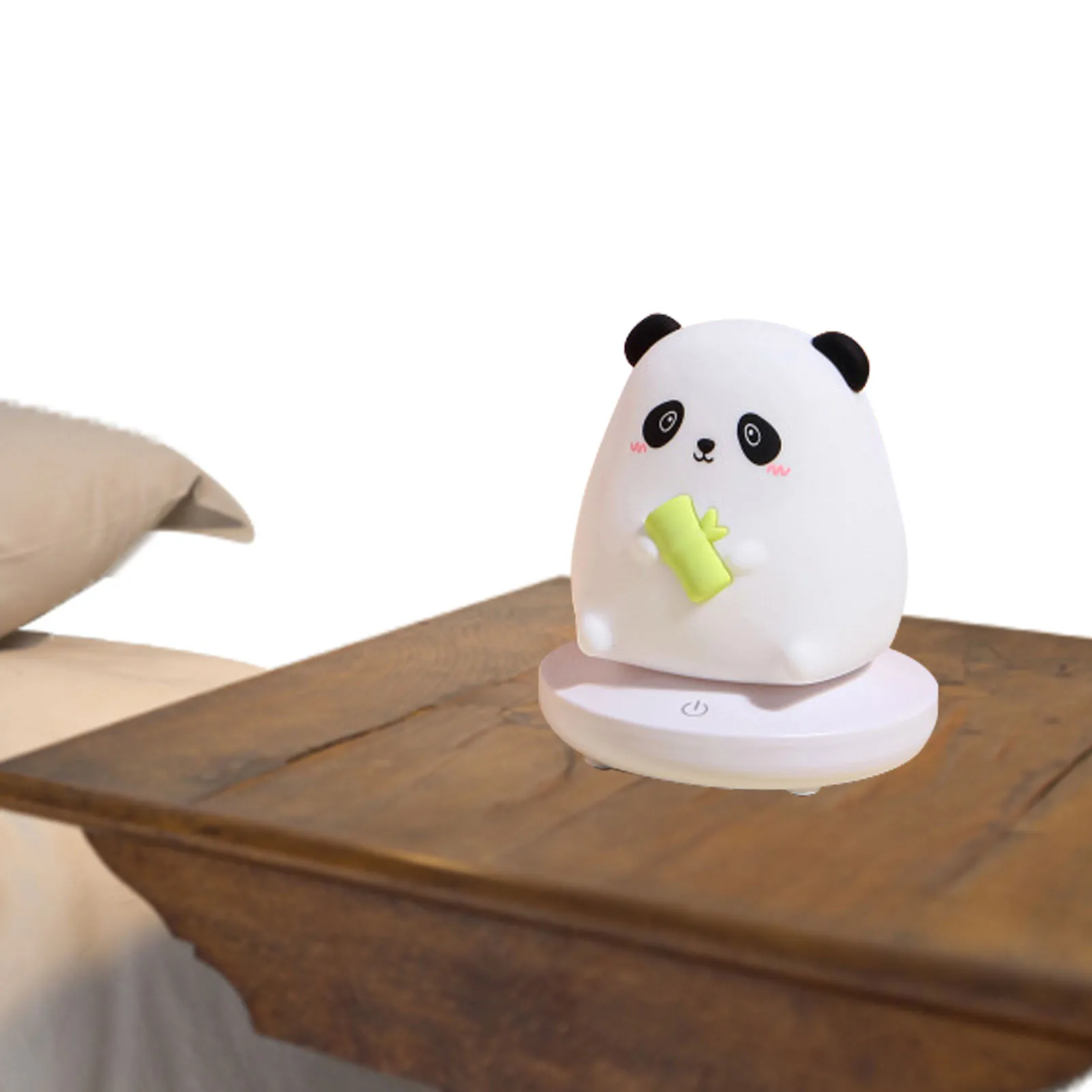 

Cute Night Light Silicone LED Lamp With USB Rechargeable Battery Ideal Gifts For Toddler Children Teenage Girls Valentine's Day