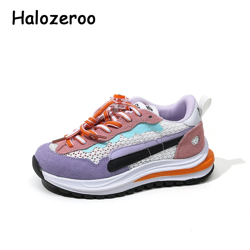 

Kids Sport Sneakers Baby Boys Brand Gray Shoes Children Slip On Casual Sneakers Girls Mesh Chunky Sneakers Trainers For Summer