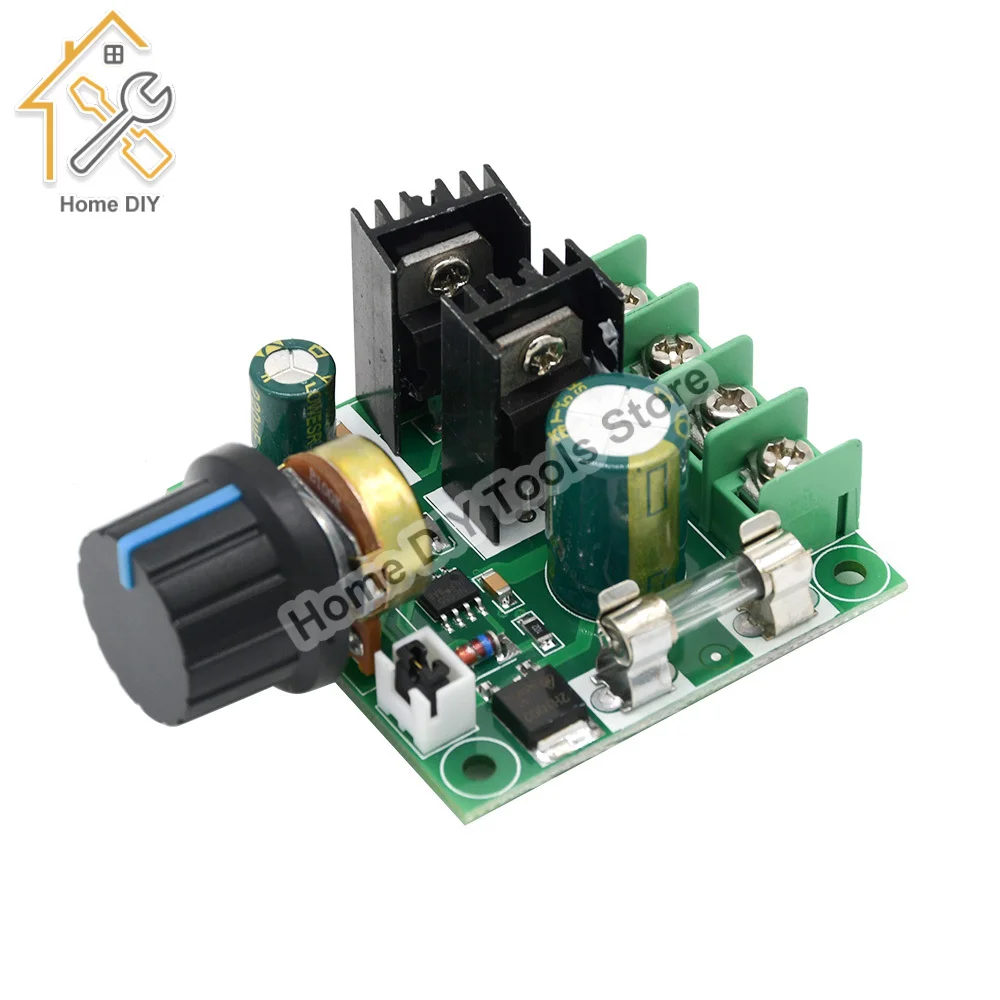 

12V-40V 10A Auto PWM DC Motor Speed Controller Regulator Governor with Knob Switch Volt Regulator Dimmer 400W Board Module