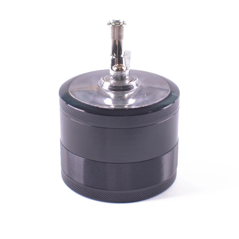 

4 Layers Tobacco Herb Hand Grinder Aluminum Manual Herbal Herb Mill Spice Crusher Mill Pollinator Smoking Accessories