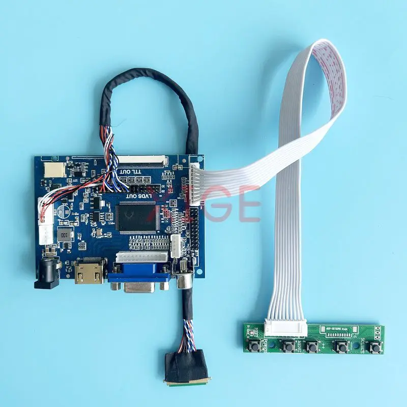 

For HSD101PHW1 M101NWN8 N101BGE Controller Driver Board HDMI-Compatible DIY Kit Laptop Screen 10.1" 1366*768 40-Pin LVDS 2AV VGA