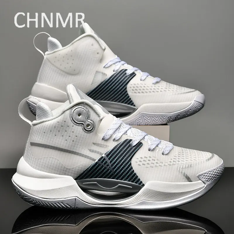 

CHNMR-S New High Top Basketball Shoes Comfortable, Fashionable, Lightweight, Hollow Out, And Practical Youth Shoe