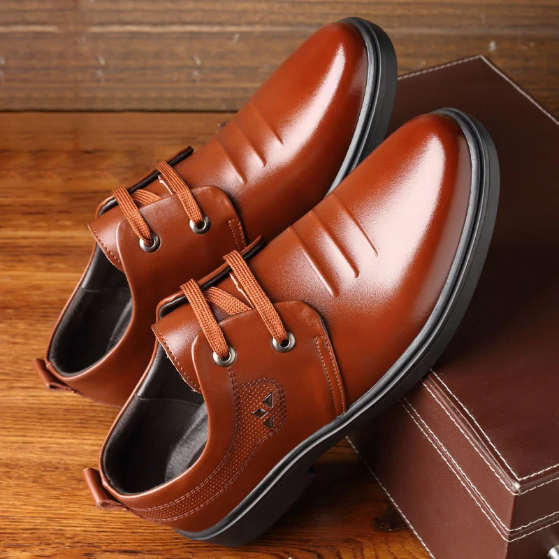 

Men Oxford Shoes Dress Shoes Dress Low Top Soft Sole Slip on Casual Small Leather Shoes Leather Shoes Vintage Brogues Luxury