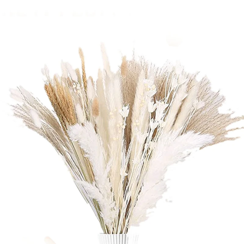 

80 Pampas Ornaments, Fluffy And Full, Pampas Grass Fluffy, Perfect For Boho Decor, Wedding Decor