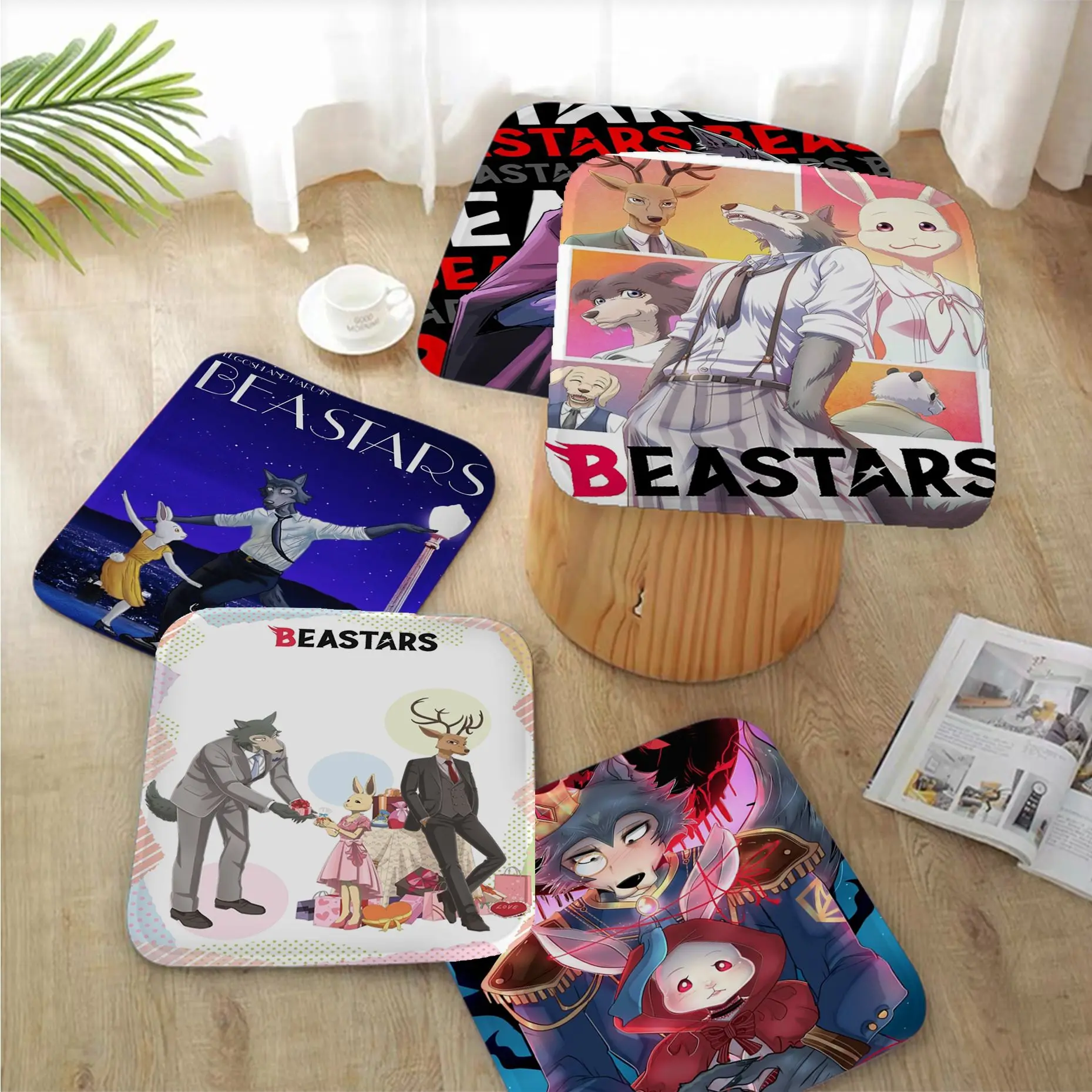 

Beastars Art Seat Pad Household Cushion Soft Plush Chair Mat Winter Office Bar Seat Mat