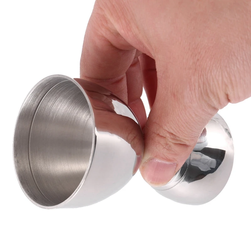 2X стержень из нержавеющей стали Jigger 1/2 унции мерные чашки 1 унция 2