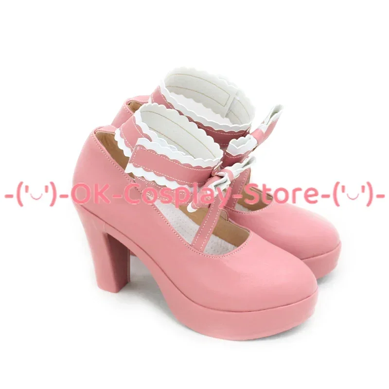Обувь для косплея из аниме кто сделал меня принцессой сия милая розовая обувь