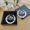 Pendientes de bambú de 30mm-100mm, pendientes personalizados con nombre, estilo de bambú, con personalidad, en forma de corazón, con caja de regalo 2