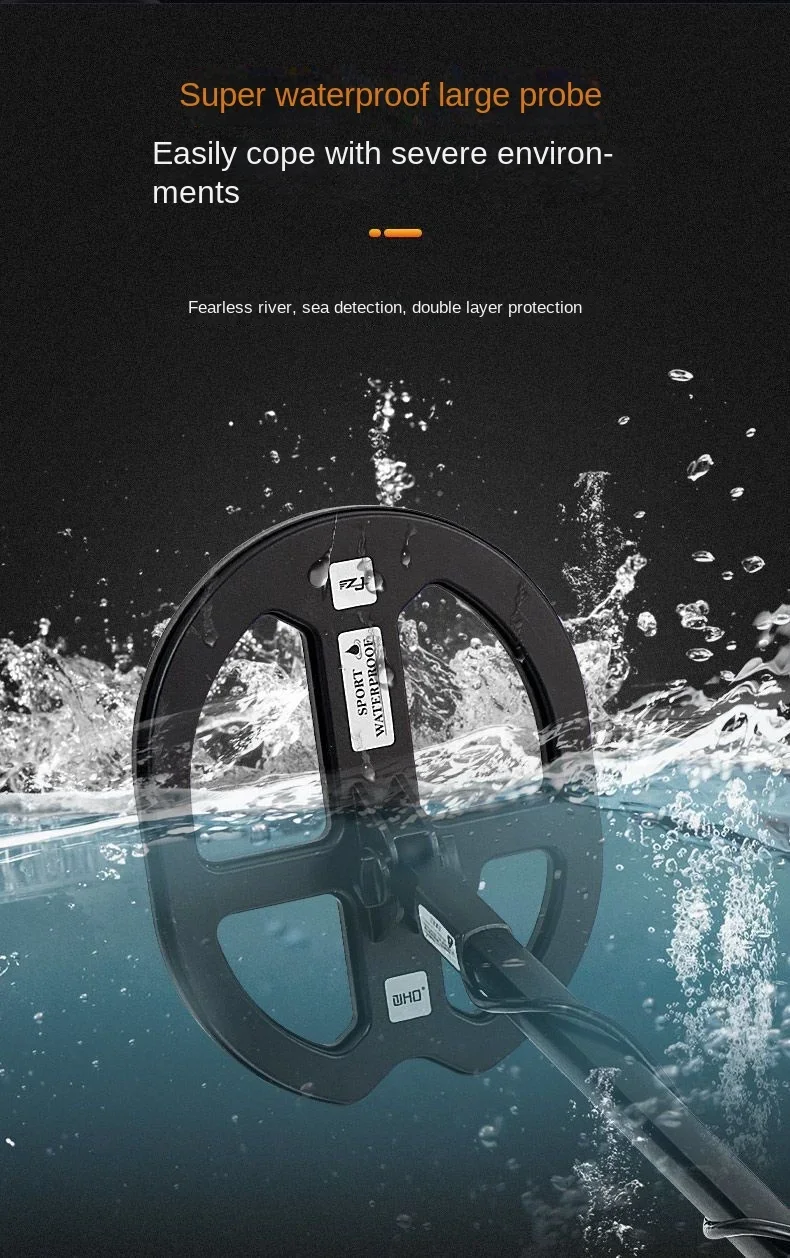 Высокоточный ручной металлоискатель прибор для охоты за сокровищами видимый