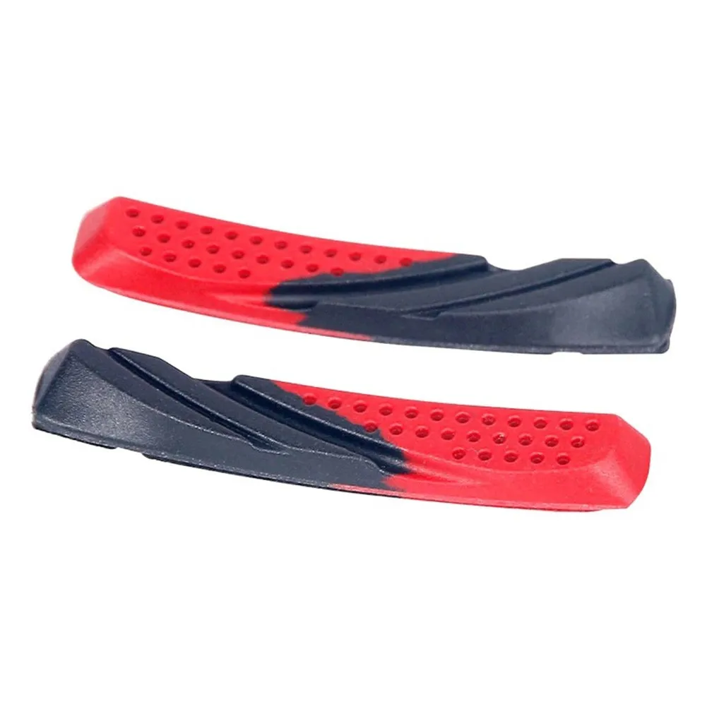 

2x Mountain Bike Brake Pads 70 Mm V-Shaped Braking Holder Shoes Block Inserts Durable Bicycle Accessory For Aluminum Steel Rims