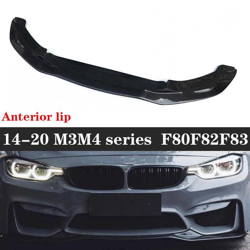 Для BMW M3 F80 M4 F82 F83 автомобильный передний бампер из углеродного волокна