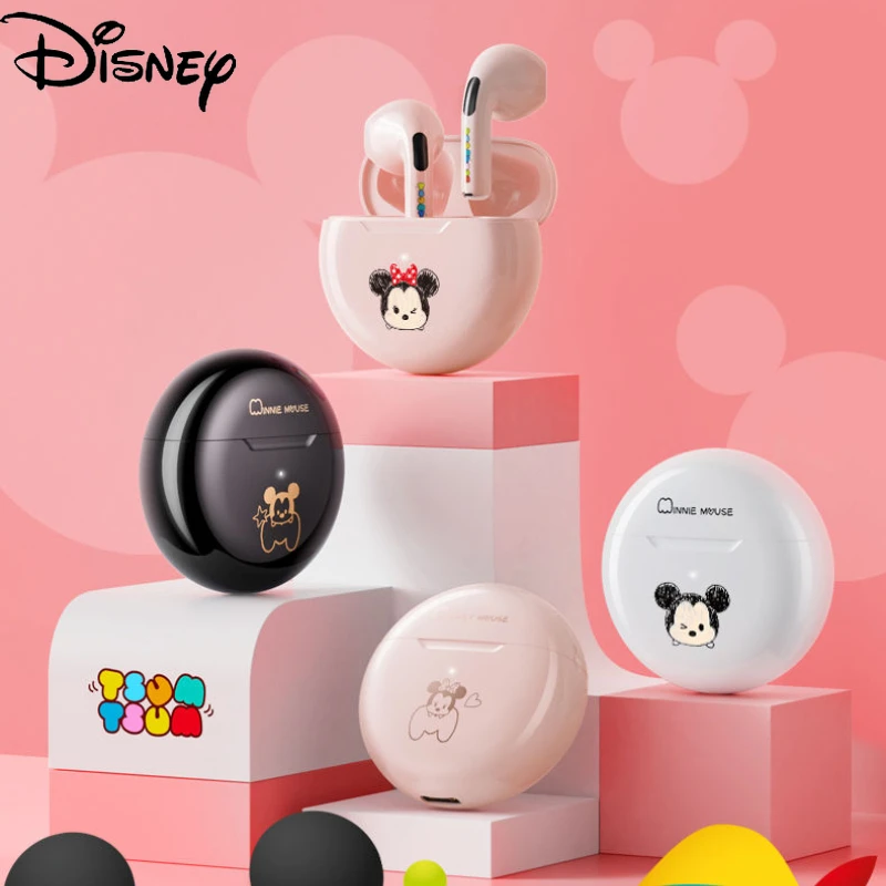 

Новая беспроводная Высококачественная Мини Bluetooth-гарнитура Disney 2022 с шумоподавлением для мужчин и женщин Универсальная гарнитура Apple Android