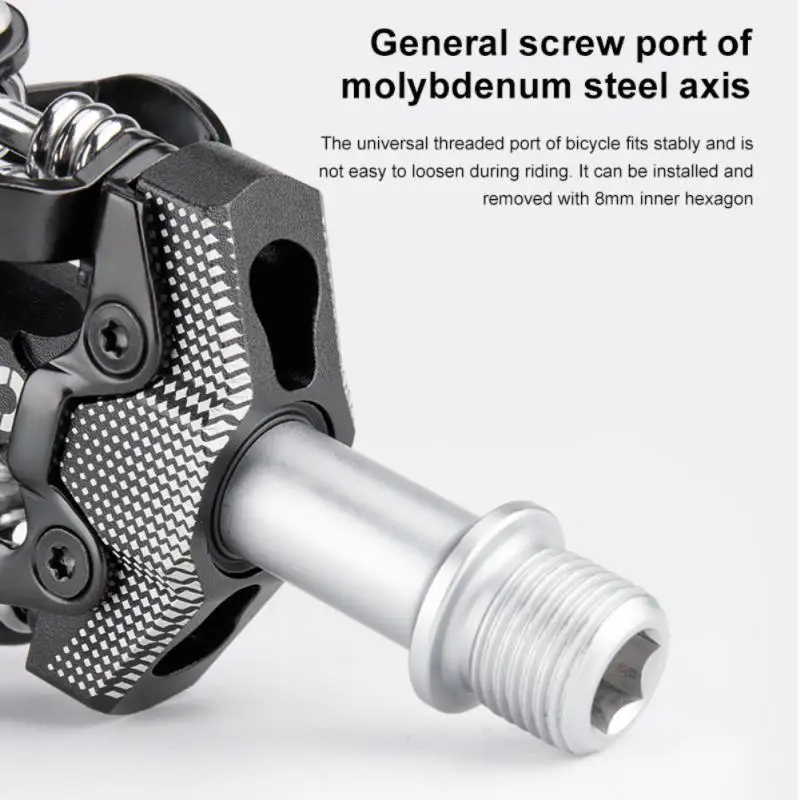 

Педали велосипедные самоблокирующиеся CXWXC, алюминиевые педали с подшипниками, SPD, для горных и шоссейных велосипедов