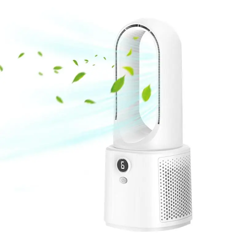 

Новый беслопастной портативный вентилятор USB, Аккумуляторный вентилятор lesmall с ночью, эргономичный 6-Скоростной бесшумный Настольный вентилятор для спальни