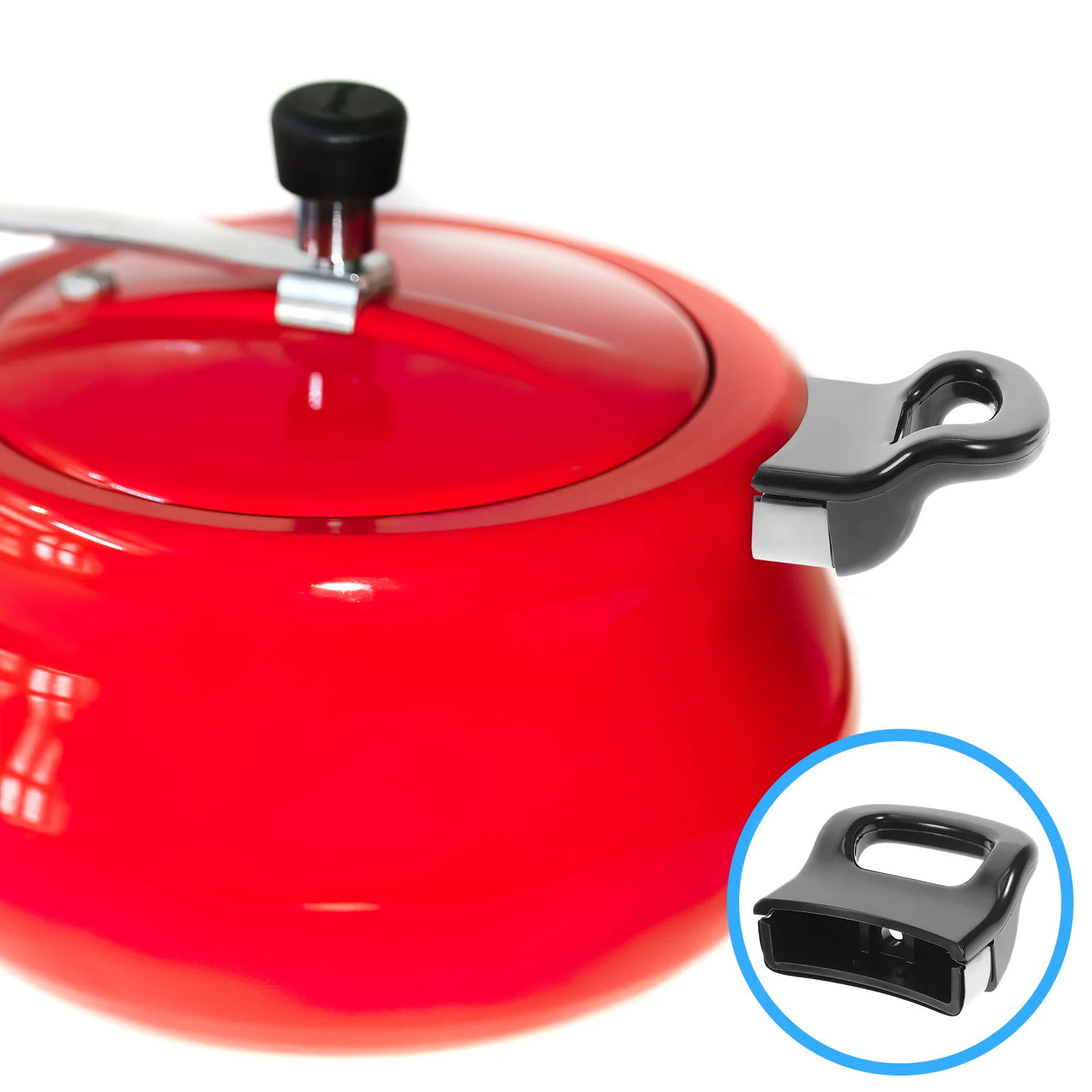 

2pcs Pot Handle 1-hole Heat-resistant Pot Grip Replacement Frying Pan Handle