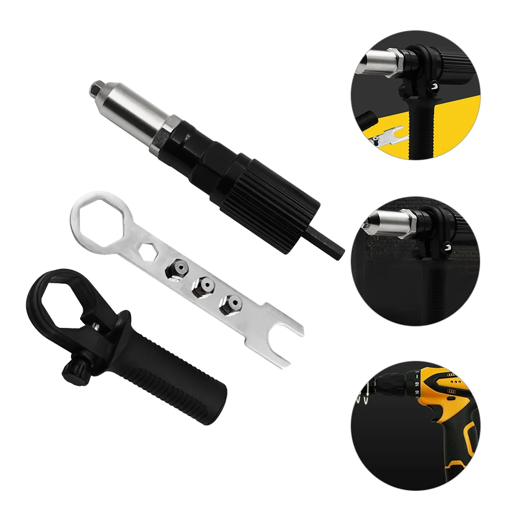 

1 Set Electric Rivet Nut Adapter Tool Drill Adapter Cordless Riveting Adapter