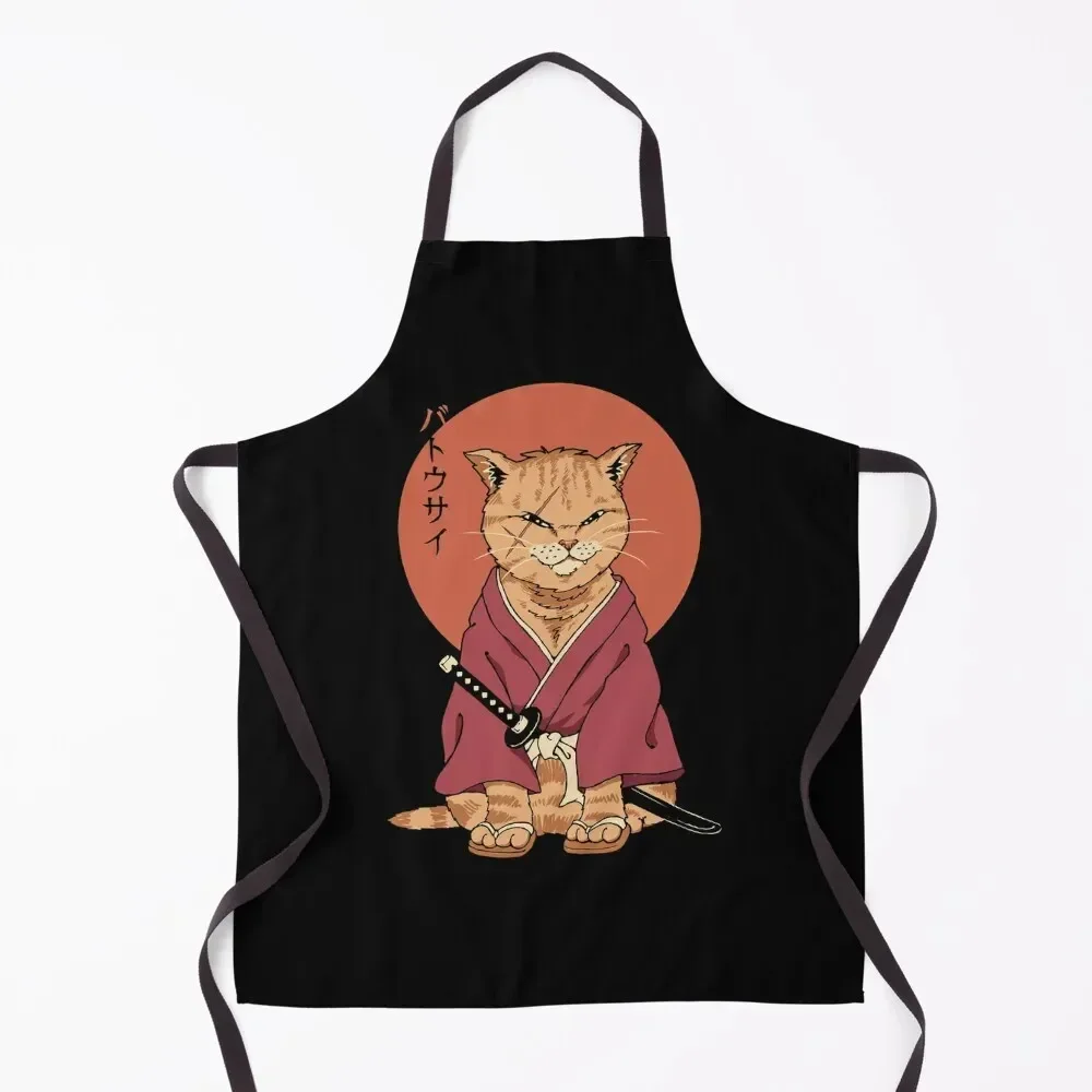 Neko Battousai Фартук Женские аксессуары для ресторана Детский фартук официанта