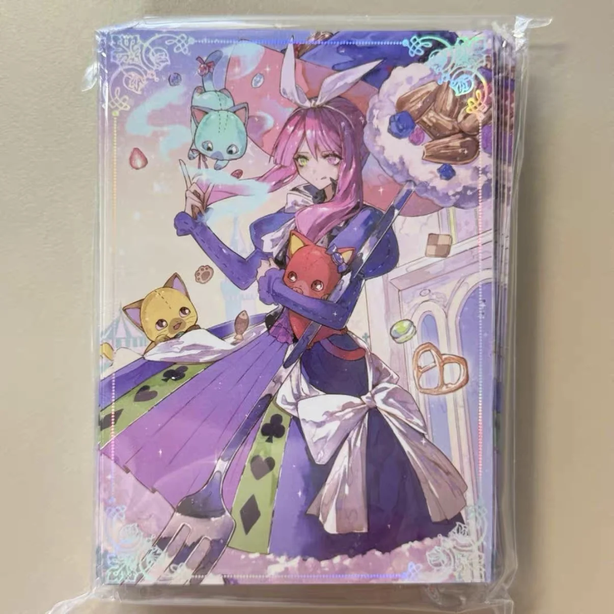 Фото 63x90мм Yu-Gi-Oh! Картхолдер Madolche Puddingcess Chocolat-a-la-Mode, футляр для коллекционных карт Madolche Magileine TCG OCG WS №2