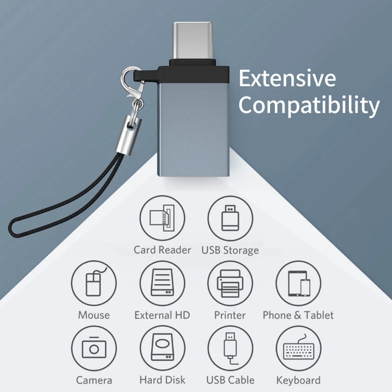 Адаптер USB Type-C на 3 0 адаптер OTG-кабель для Apple XiaoMi HuaWei кардридер телефона мыши
