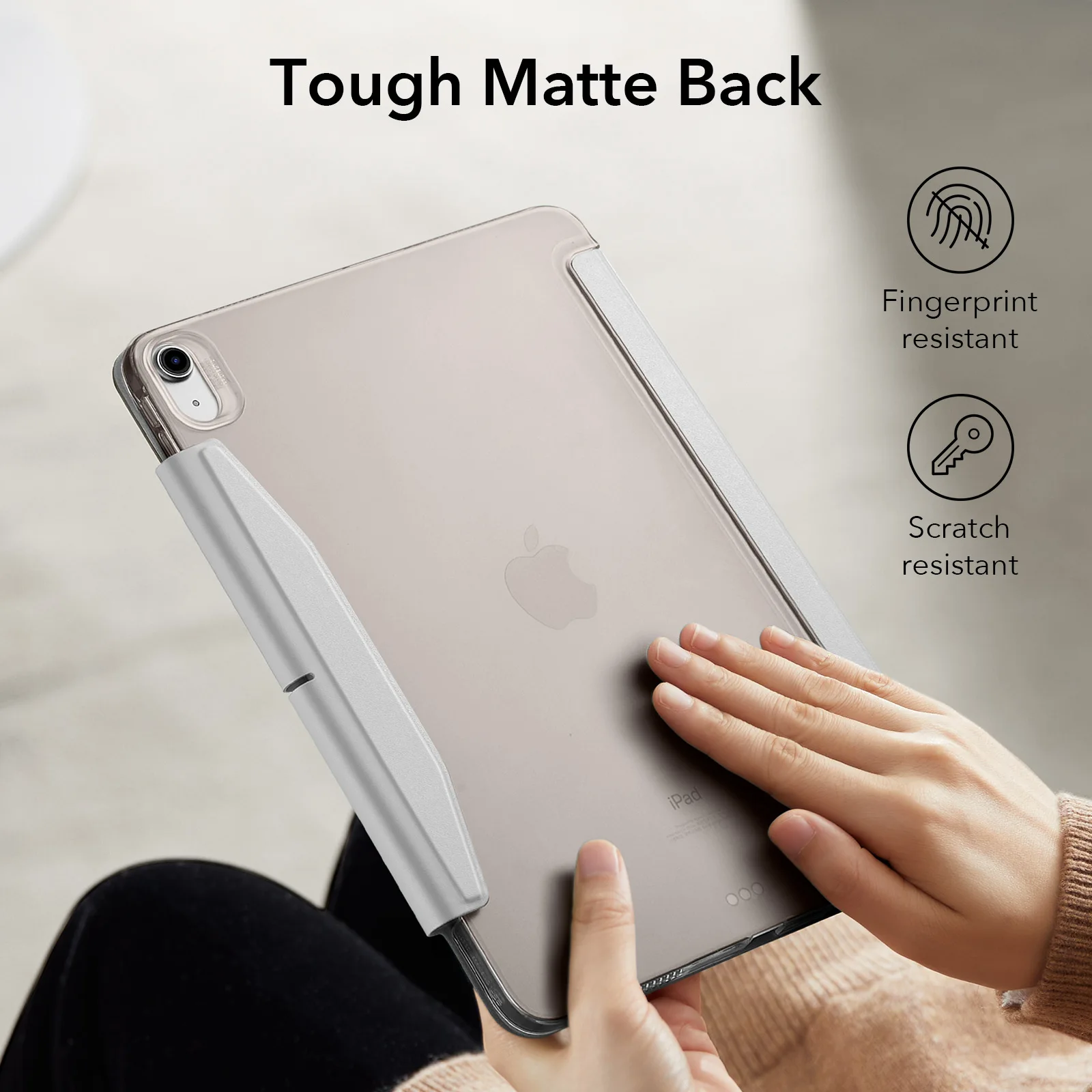 Фото Чехол ESR для iPad Pro, iPad Air 13 дюймов (M3/M2, 2025/2024) и Pro 12.9 6-го/5-го/4-го поколения, мощный защитный чехол для iPad Pro 11/13 №5