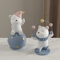korean style kawaii accessories cute magic bear miniature figurines kids room decoration desk decoration home docer girl gift