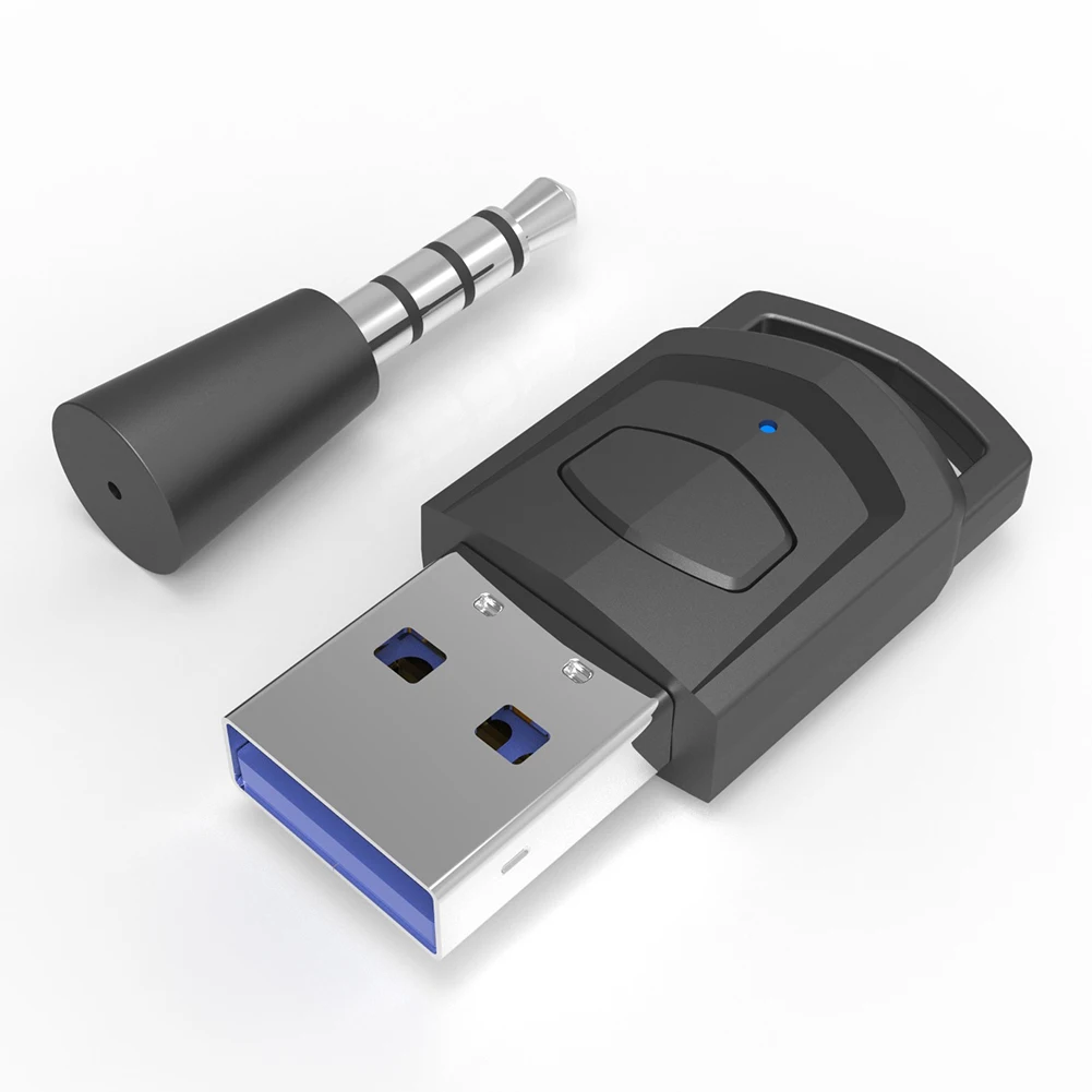 

Bluetooth 5.0 Wireless Headphone Adapter for PS5 PS4 Game Console PC Headset Audio Receiver Transmitter
