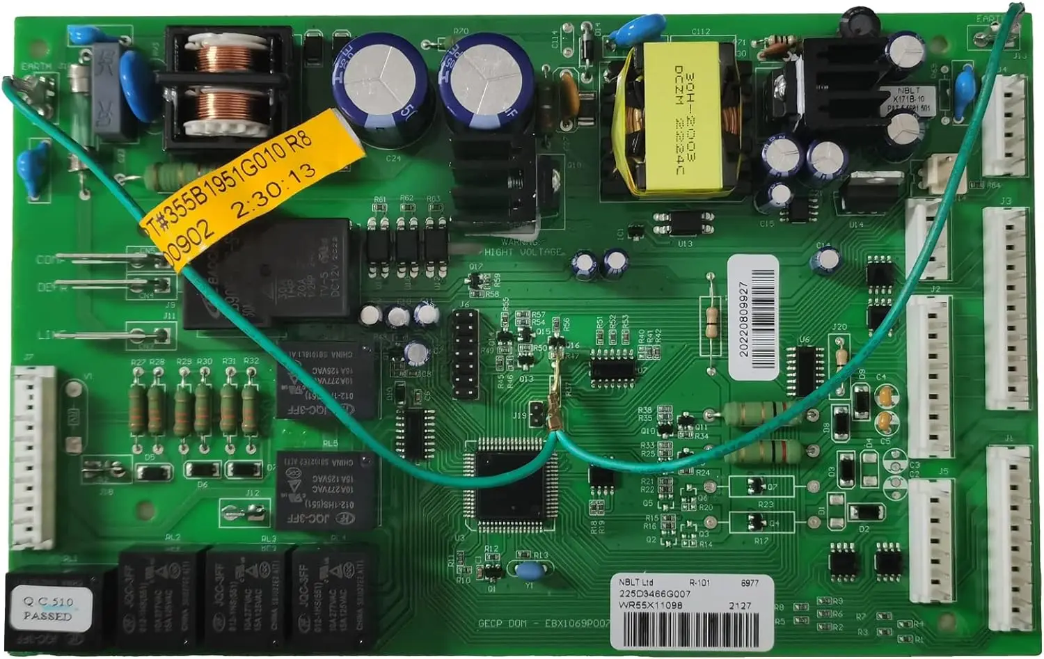 

Refrigerator Electronic Control Board, Compatible with ge PGCS1RKZJSS, PSQS6YGZBESS, PFSS5RKZASS, PFCF1RKZABB,PGS25KSEAFSS, PFSF