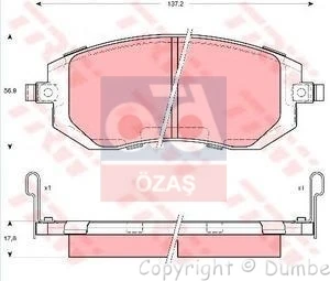 

Код магазина: GDB3328 для тормозной колодки на 02 IMPREZA-FORESTER