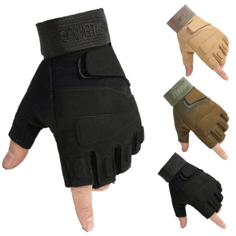 

Cycling Motorcycle Tactical Half Finger Gloves Airsoft Sports Type Military Men Combat Shooting Hunting Ciclismo Motor Gloves