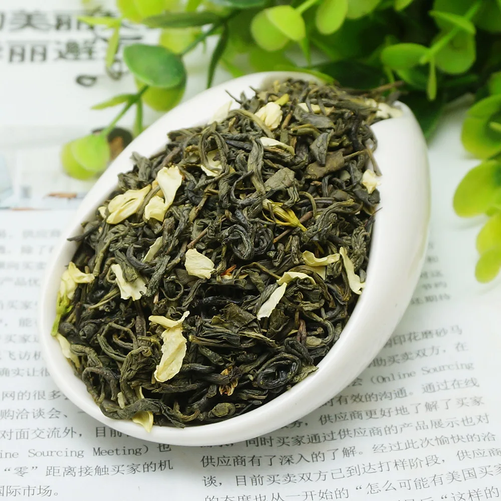 

2021 Fresh Natural Organic China Jasmine Flower -Tea Green -Tea For Slimming Health Care Kung Fu -Tea