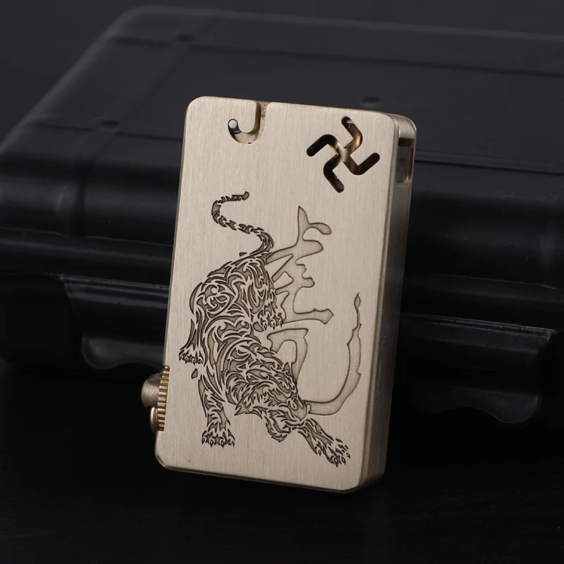 

The New Espri Antique Special-shaped Kerosene Lighter Can Be Engraved Pattern High-end Gift Lighter