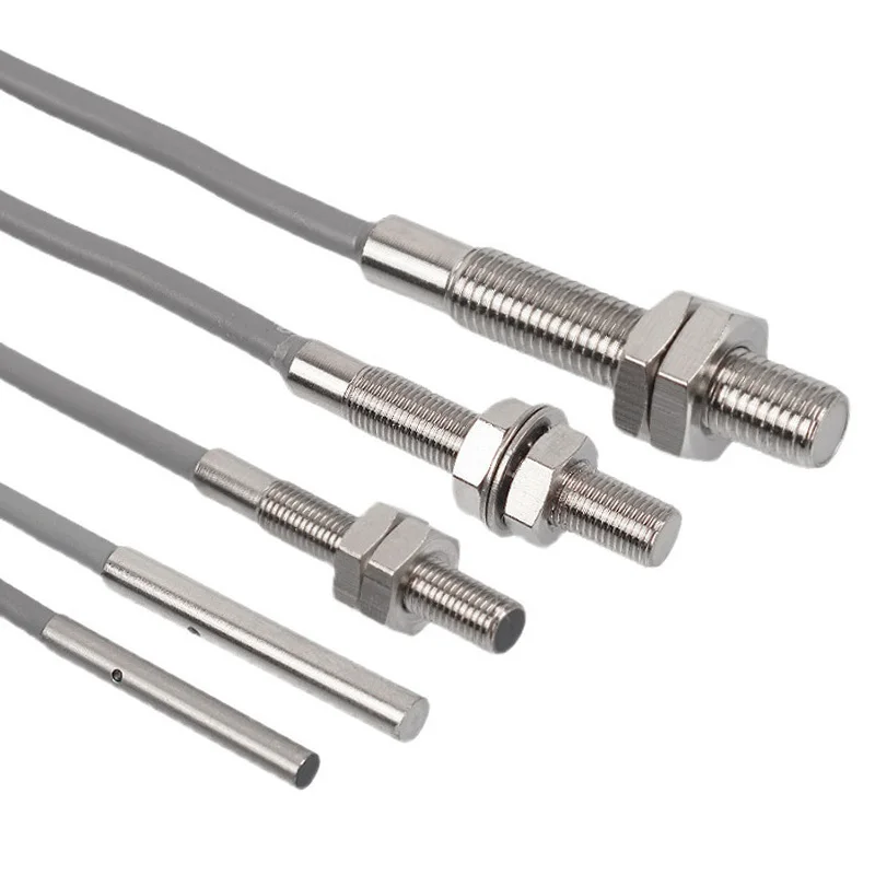

Mini Proximity Switch IP65 Waterproof Three Wire Inductive Sensor with 2m Cable NPN PNP NO NC Inductive Metal M3 M4 M5 M6