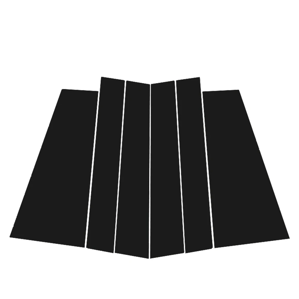 baśniowo-czarna naklejka na słupek słupka B C z włókna węglowego do Toyoty Sienna 2021-2023 2022