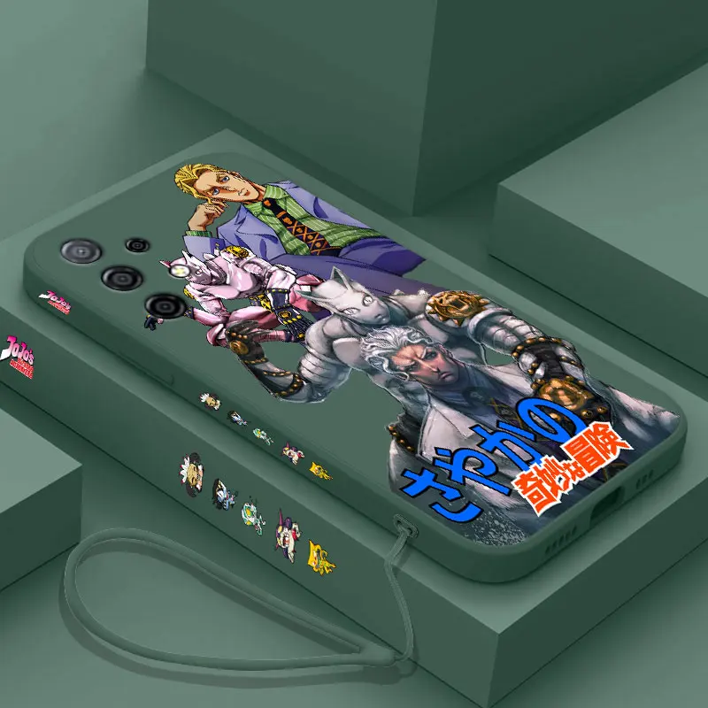

Yoshikage Kira Phone Case For Samsung A81 A53 A50 A12 A22S A52 A52S A51 A72 A71 A32 A22 A20 A30 A21S A02S A11 4G 5G JOJO Anime