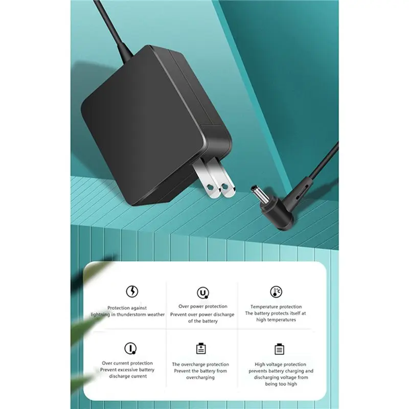 Фото Превосходный адаптер питания 3X 65W 19V/3.42A 4.0X1.35Mm 1.8M для ноутбуков ASUS X540S, X5405A, X540UA, X540LA, X553, X553MA (вилка стандарта США) №5