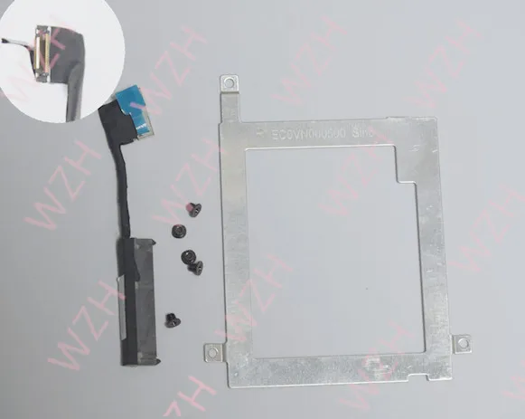 

Dell Latitude E7450 hard drive bay bracket hard drive cage hard drive cable hard drive interface