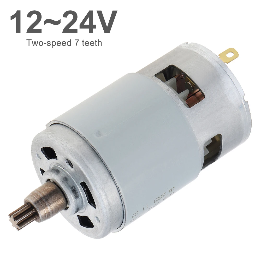 

7 Teeth 775 DC Motor 12-24V Lithium Electric Wrench Motor for Lithium Electric Drill Impact Wrench Accessories