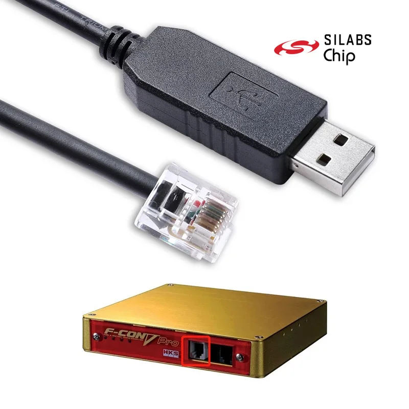 Кабель CP2102 USB RS232 с последовательным соединением к RJ11 6P6C для ПК кабель настройки HKS