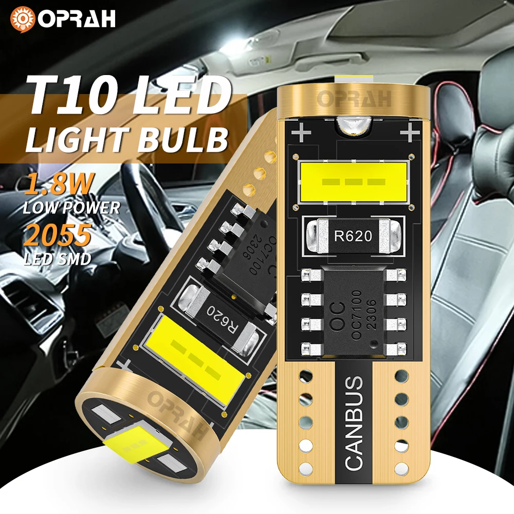 2 шт., лампы для чтения T10 W5W 168 192, 12 В, 24 В, 6000 К 2 шт., лампы для чтения T10 W5W 168 192, 12 В, 24 В, 6000 К