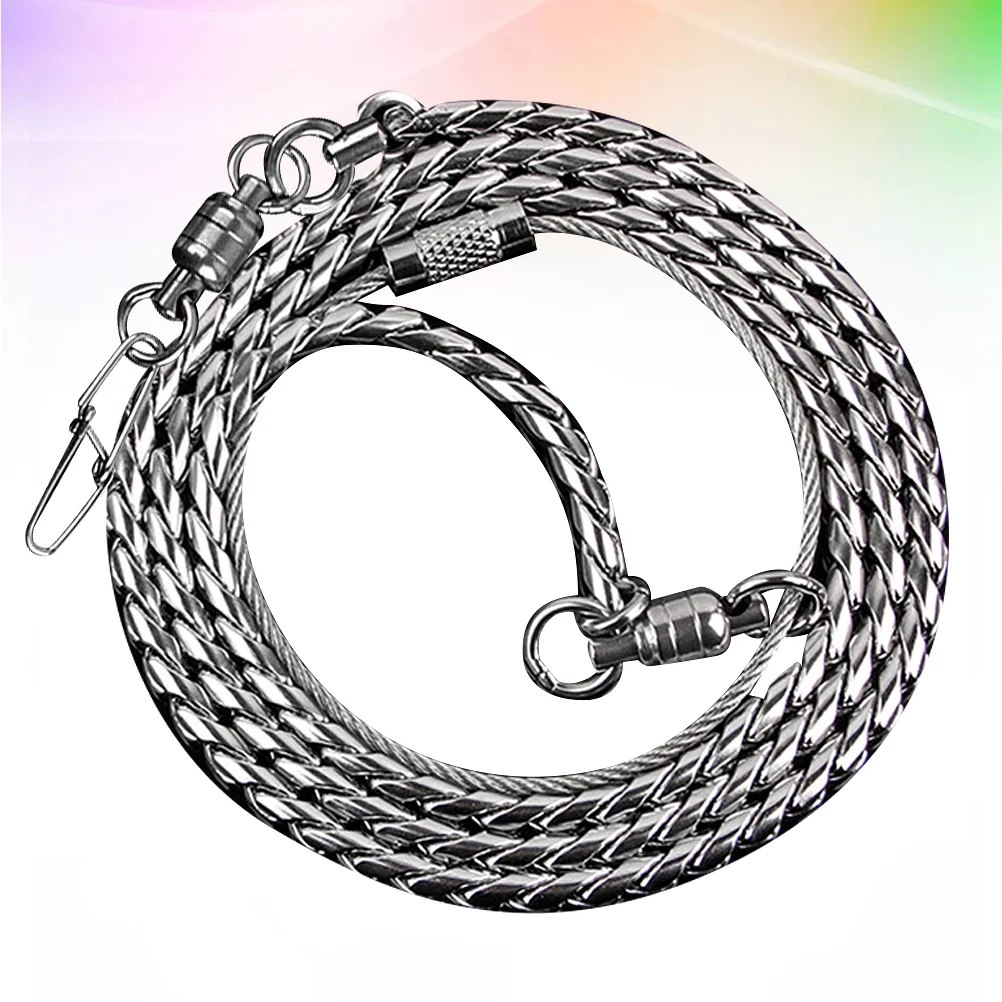 

parrot chain, walking rope stainless steel anti- bite flying training anklet ring bird harness for parrots macaw african greys