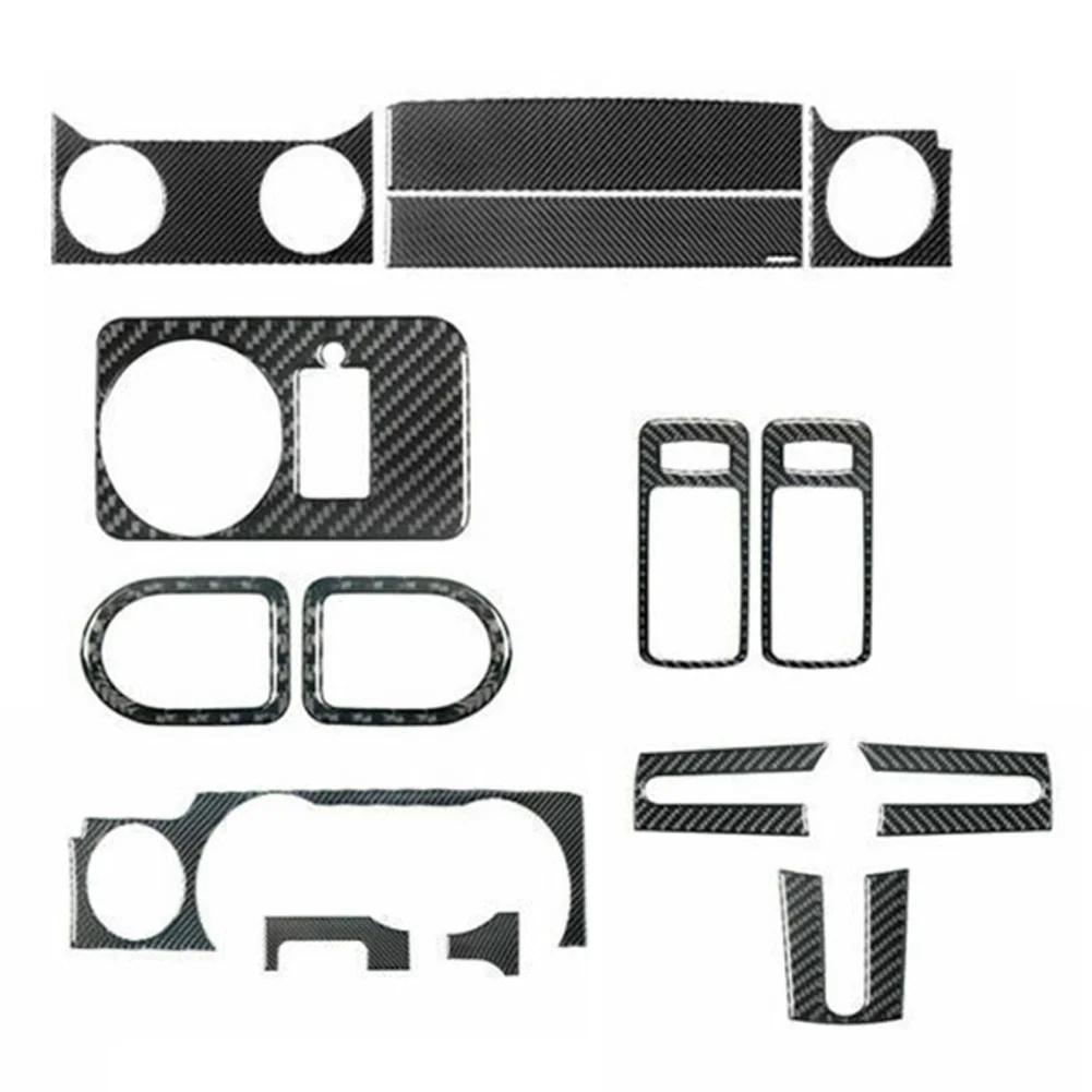 

15Pcs Carbon Fiber Full Interior Kit Set Cover Trim For Ford Mustang 2005-2009 Cover Existing Scratches And Decorate Your Car.
