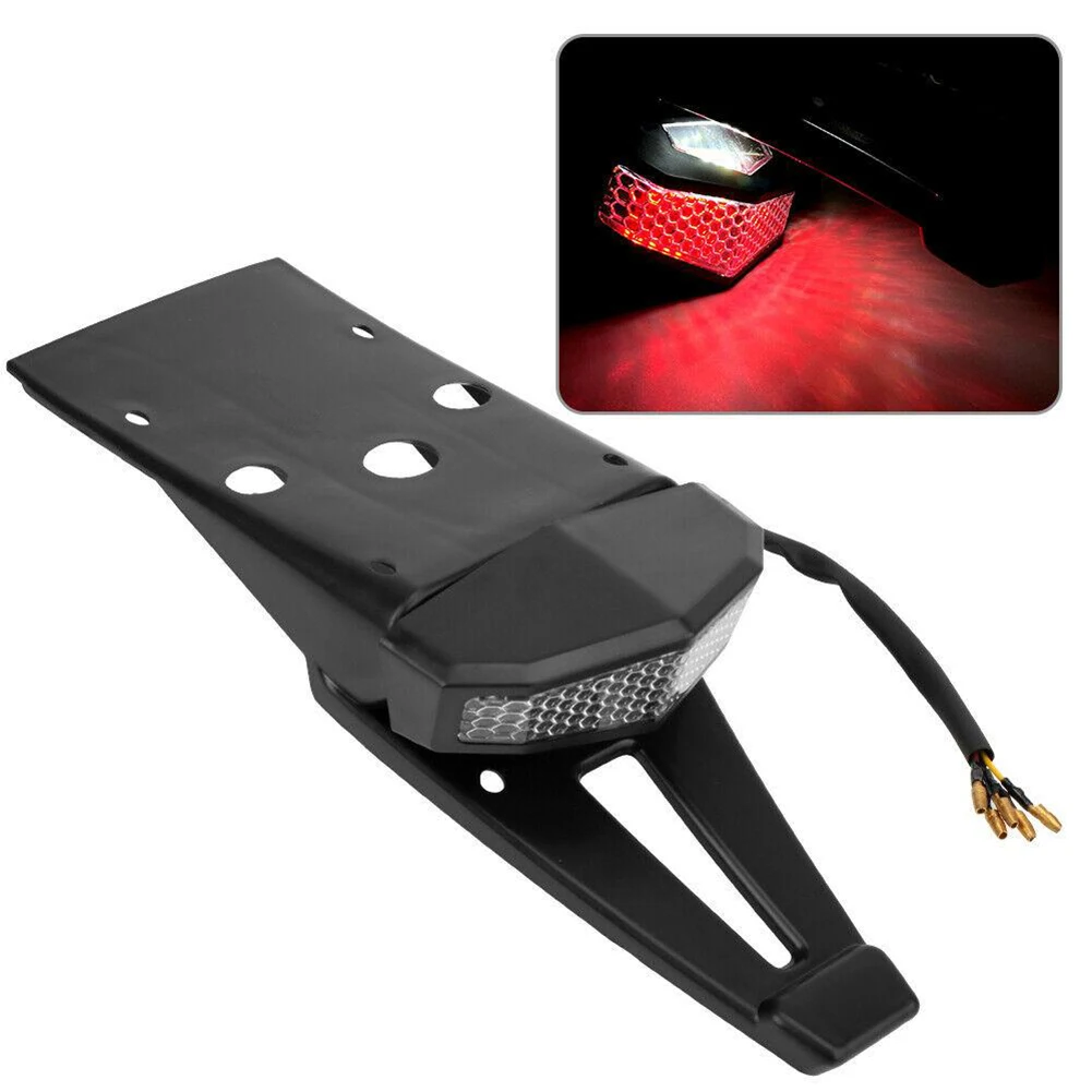 

Accessories Tail Light With Bracket Turn Signal Universal 1pcs Fender Rear Tail Light For Dirt Rear Fender Brake