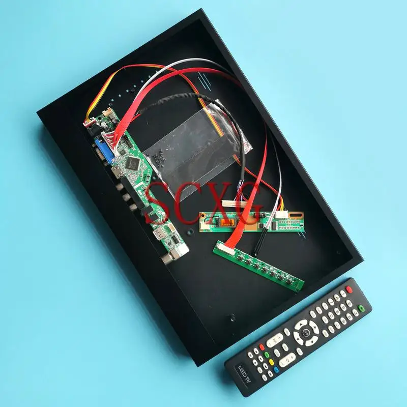 

Metal Case+Analog TV Driver Board Fit LTN141AT02 LTN141AT03 1CCFL VGA AV USB HDMI-Compatible DIY Kit 14.1" 30 Pin LVDS 1280*800