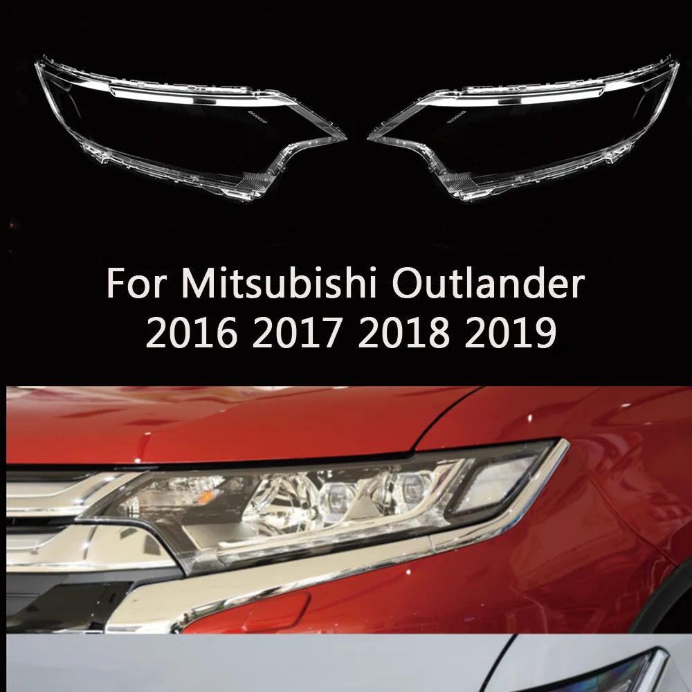 

Для Mitsubishi Outlander 2016 2017 2018 2019, передняя крышка автомобильной фары, корпус линзы, абажур, корпус фары
