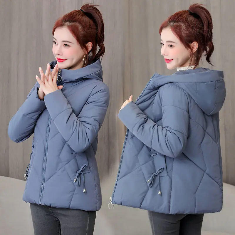Women Winter Jackets Plus Size 3XL 4XL Warm Down Cotton-padded Sustans Filler 2022 Fashion Female Hooded Coats Parkas Slim Style