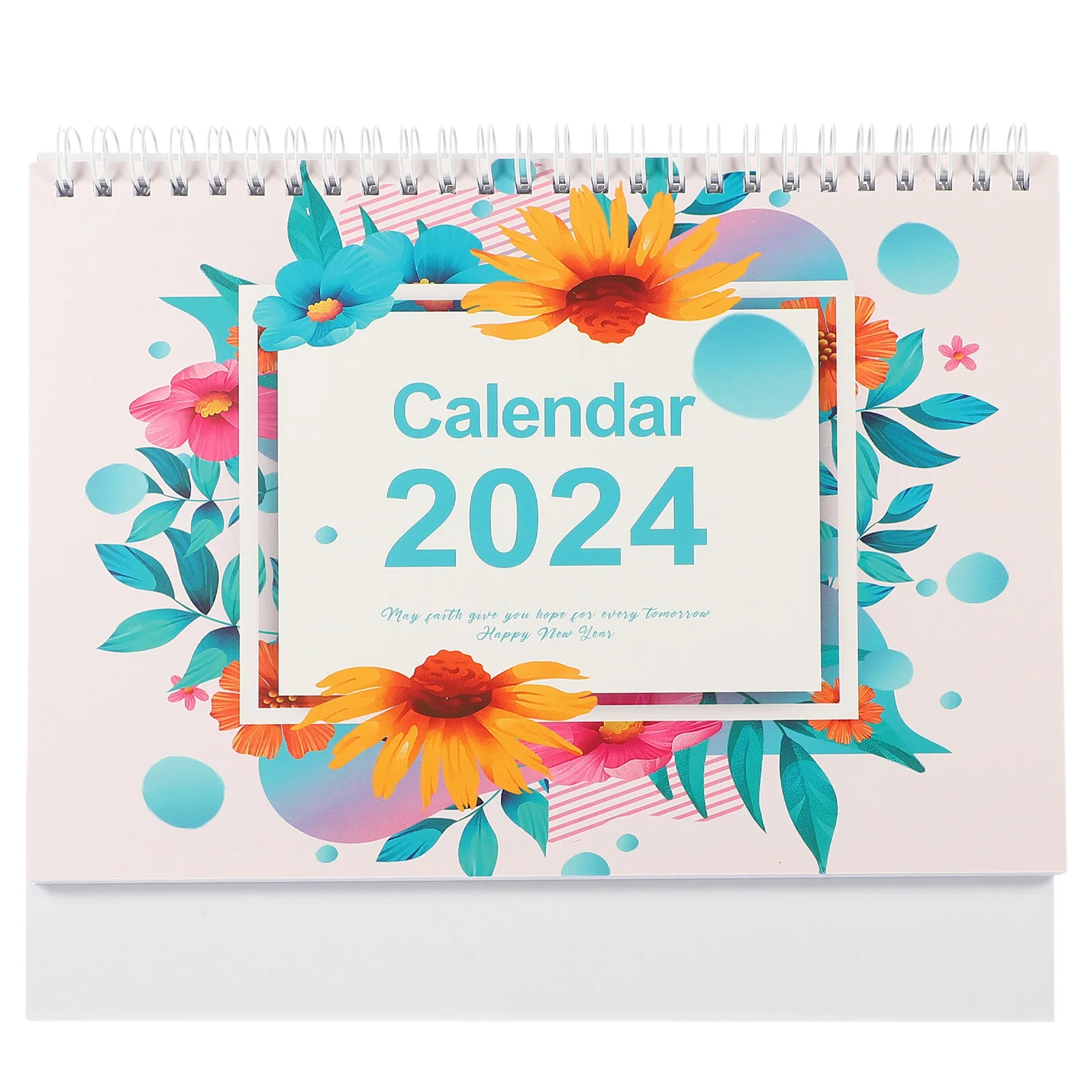 

United States Standing Desk Calendar 2024 Blotter Small Flip Countdown Work Decor
