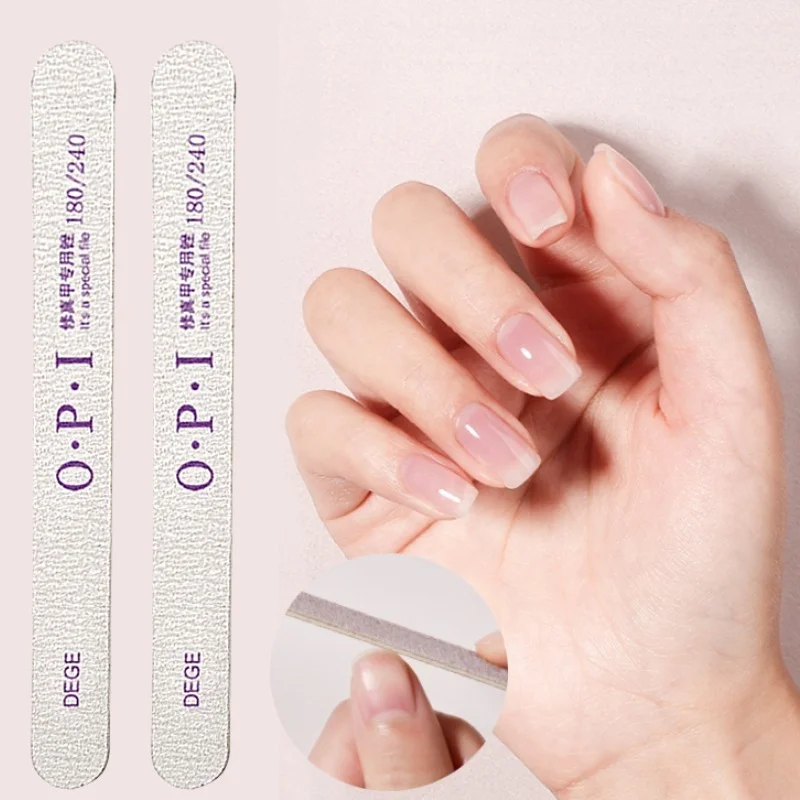 

Wooden Nail File Strong Thick Nail Sanding Buffer Files Manicure Toenails Gray Polish Sandpaper Professional Nail Repairing Tool